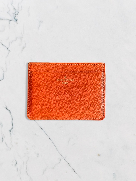 Louis Vuitton Handbags - Louis Vuitton Calfskin Jeanne Wallet Insert Card Holder - Piment Orange